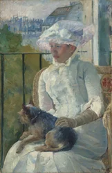 Junges Mädchen am Fenster, ca. 1883-84